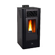 SANNOVER - Poêle à granulés air Anita 11,6 kW Noir Sannover - vignette