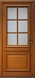 GD MENUISERIES - Porte d'entrée Bois vitrée, Cumin, H215 x L90 cm Côte Tableau p.Gauche (Poignee, Barillet ref 010403RFP) - vignette