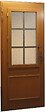 GD MENUISERIES - Porte d'entrée Bois vitrée, Cumin, H215 x L90 cm Côte Tableau p.Gauche (Poignee, Barillet ref 010403RFP) - vignette