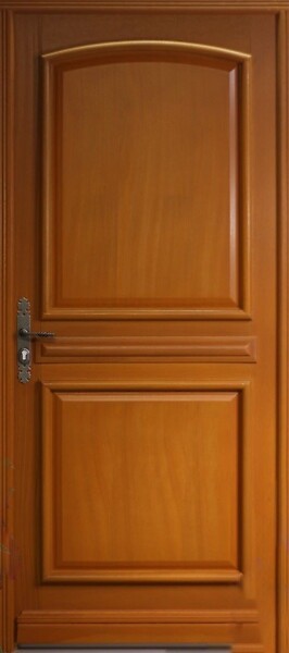 GD MENUISERIES - Porte d'entrée Bois Pleine Garnier, H215 x L80 cm Côte Tableau, p.Droit (Poignée, Barillet ref N158RPL -IN158RCI) - large