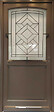 GD MENUISERIES - Porte d'entrée Bois Vitrée Elodie Gris Quartz, H215 x L90 cm Côte Tableau p. Gauche (Poignee, Barillet ref 010403FP) - vignette