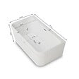 SPALINA - Baignoire Ilot Mint 150 blanche 150 x69 x57 cm, by SPALINA - vignette