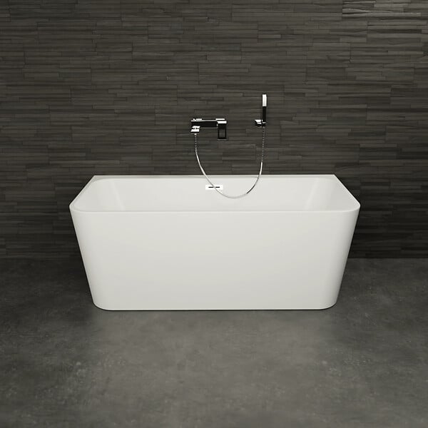SPALINA - Baignoire Ilot Mint 150 blanche 150 x69 x57 cm, by SPALINA - large