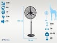 PURLINE - Ventilateur industriel 230W avec lames en aluminium - vignette