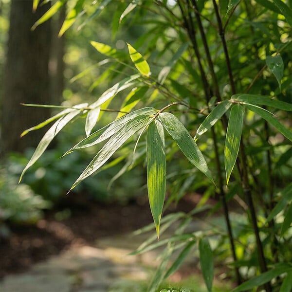 BLOOMIQUE - Lot de 2 - Fargesia Nitida Gansu - Plante bambou - Non envahissante - Rustique - P. 17 cm - large