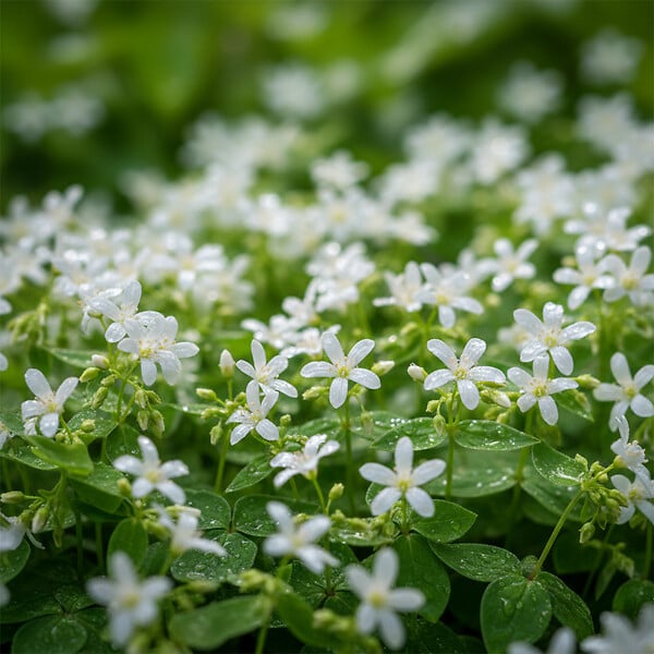 BLOOMIQUE - Lot de 3 - Galium odoratum - Aspérule odorante - Floraison abondante - H. 10-20 cm - P. 9 cm - large