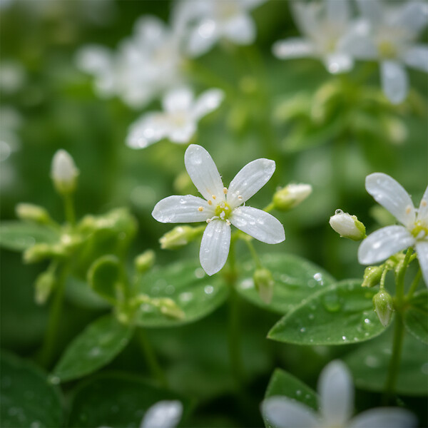 BLOOMIQUE - Lot de 3 - Galium odoratum - Aspérule odorante - Floraison abondante - H. 10-20 cm - P. 9 cm - large
