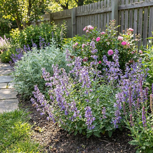 BLOOMIQUE - Lot de 3 - Nepeta Walker's Low - Cataire - Rustique - Vivace - Mellifère - P. 9 cm - large