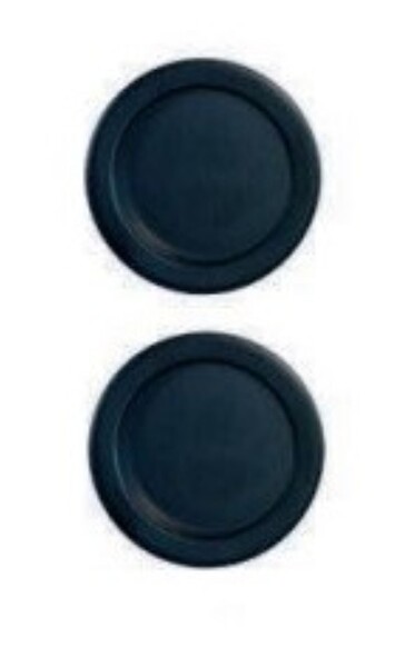 GD MENUISERIES - Porte Coulissante Atelier 2 panneaux blanc H204 x L73 cm, Rail Alu bandeau noir, Coquilles Noir - large