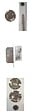 GD MENUISERIES - Porte Coulissante Athena blanc H204 x L73 cm, Galandage - vignette