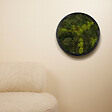BLOOMIQUE - Tableau Mousse - Rond - Sans Entretien - Décoration Murale - En vraie mousse - Diamètre 38 cm - vignette