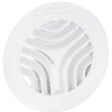 NICOLL - Grille de ventilation avec moustiquaire type GATM Ø 140 mm blanc - vignette