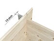 WHITE WOOD - Abri de jardin en bois Zoé 2 ép.19mm - White Wood - 4,8m - vignette