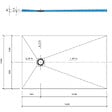 WEDI - Receveur de douche à carreler 160 x 100 Fundo Primo rectangle écoulement excentré + bonde horizontale + kit d'étanchéité - vignette
