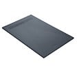 U-TILE - Receveur résine 180 x 90 cm gris ardoise effet ardoise - grille caniveau excentrée - vignette
