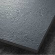 U-TILE - Receveur résine 90 x 90 cm gris granit effet granit - grille caniveau excentrée - vignette