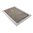U-TILE - Receveur pierre naturelle cuivre 150 x 100 cm - grille carrée acier excentrée - vignette