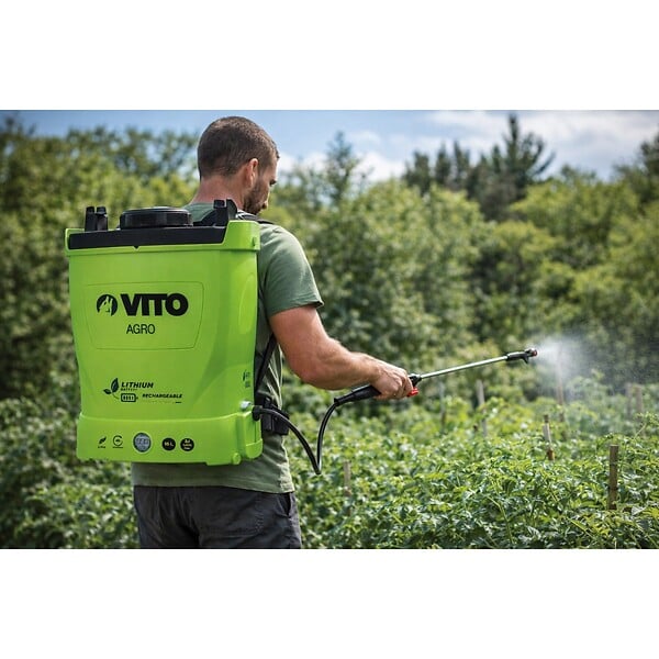 VITO - Pulvérisateur Electrique à Batterie Lithium 12V/8AH 16L 6 bars Chargeur Végetaux jardin toitures VITO - large