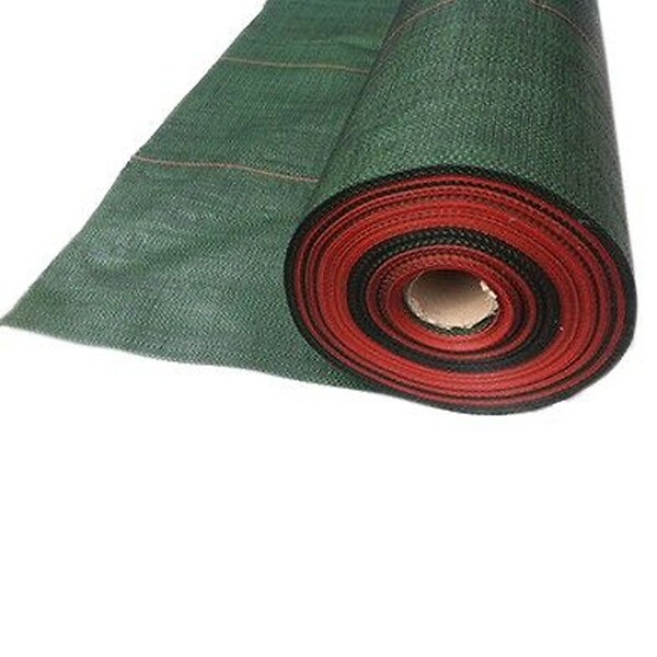 TECPLAST - Toile de paillage 1,05x100m Géotextile Tissé PEHD plus résistant 86g /m² Couvre sol Talus Routes Anti mauvaises herbes TECPLAST - large