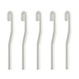 ARTITEQ - Pack 5 Tiges aluminium coudées 4 mm - Accessoire Cimaise Tableau 150 cm - vignette