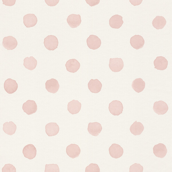 RASCH - 100% intisse motif pois - large