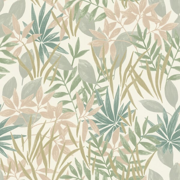RASCH - Vgi motif green leave - large
