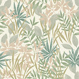 RASCH - Vgi motif green leave - vignette