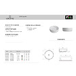 CERAMIA - Ceramia PixL 36 x 12,5 cm vasque à poser + Swiss Aqua Technologies Mood mitigeur lavabo XL + Ceramia PixL bonde (CEPX36MOMSAT285C) - vignette