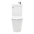 SWISS AQUA TECHNOLOGIES - Swiss Aqua Technologies Brevis kit WC à poser sans bride en céramique + robinet eau froide S-Line Pro + tuyau de raccordement Siko (SATBRE34) - vignette