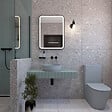 SWISS AQUA TECHNOLOGIES - Swiss Aqua Technologies Infinitio WC à poser complet en céramique avec abattant SoftClose, gris mat (SATINF031VPSNLGRM) - vignette