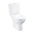 GROHE - Grohe Bau Ceramic ensemble WC à poser complet sans bride avec abattant ultra-fin SoftClose, blanc (39904000) - vignette
