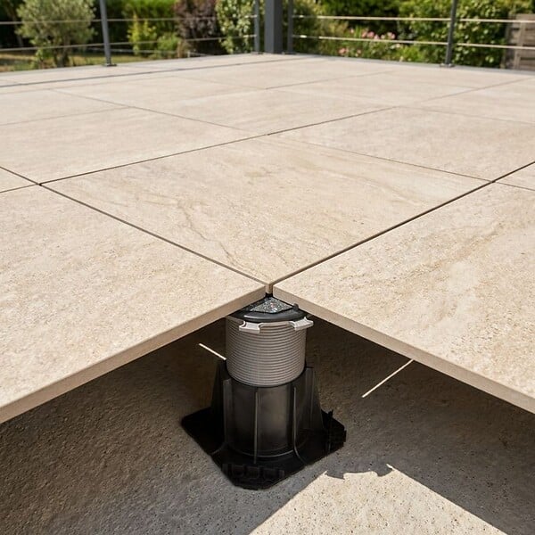 JOUPLAST - Plot réglable autonivelant cleman pour terrasse dalle 130 à 230 mm - JOUPLAST - A l'unite - large