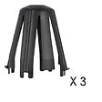HELLERMANNTYTON - Lot de 3 capots de protection pour spot encastrés SpotClip-II-HellermannTyton - vignette