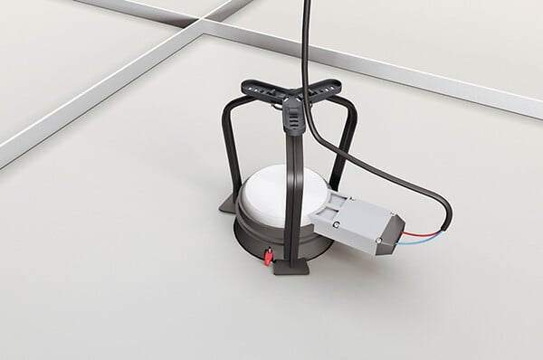 HELLERMANNTYTON - SPOTCLIP KIT 150 - Downlight Cover pour spots encastrés avec Ø 100-270 mm noir-HellermannTyton - large