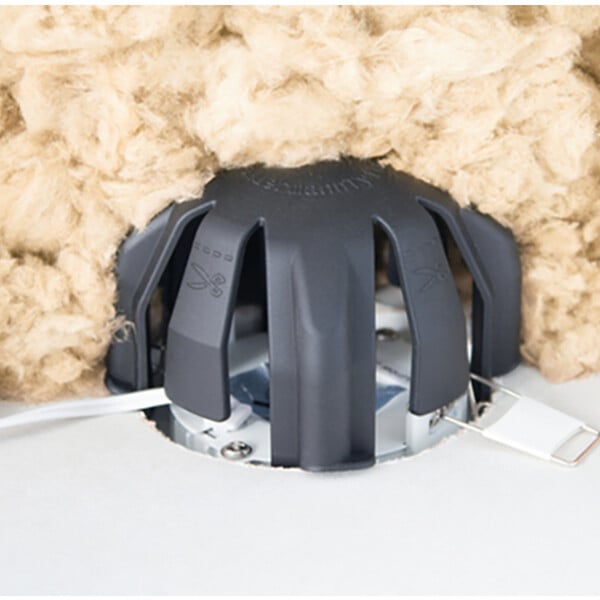 HELLERMANNTYTON - Lot de 10 SPOTCLIP III H50MM - Couvercle de downlight pour bâtiments résidentiels-HellermannTyton - large
