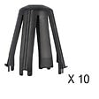HELLERMANNTYTON - Lot de 10 capots de protection pour spot encastrés SpotClip-II-HellermannTyton - vignette