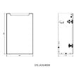 NATUREL - Naturel Meuble de salle de bain avec lavabo en céramique, Stilla, 39x60x22 cm blanc (STILLAD04008U) - vignette