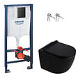 GROHE - Rapid SL pack WC bâti-support + WC suspendu sans bride Ceramia PixL avec abattant SoftClose + plaque (GRRCEPXBMT02FR-FS) - vignette