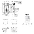 GROHE - Rapid SL pack WC bâti-support + WC suspendu sans bride Ceramia PixL avec abattant SoftClose + plaque (GRRCEPXBMT02FR-FS) - vignette