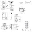 GROHE - Grohe Solido + pack WC bâti-support 4 en 1 + WC suspendu sans bride Grohe avec abattant SoftClose + plaque (GRGRWR02-FR) - vignette
