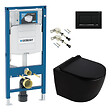 GEBERIT - Duofix pack WC bâti-support + WC suspendu sans bride Ceramia PixL avec abattant SoftClose + plaque (GEDCEPXBMT05-FR) - vignette
