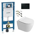 GEBERIT - Duofix pack WC bâti-support + WC sans bride Ceramia PixL avec abattant SoftClose + plaque (GECEPXWT01-FR) - vignette