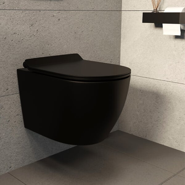 GEBERIT - Duofix pack WC bâti-support + WC suspendu sans bride Ceramia PixL avec abattant SoftClose + plaque (GEDCEPXBMT07-FR) - large