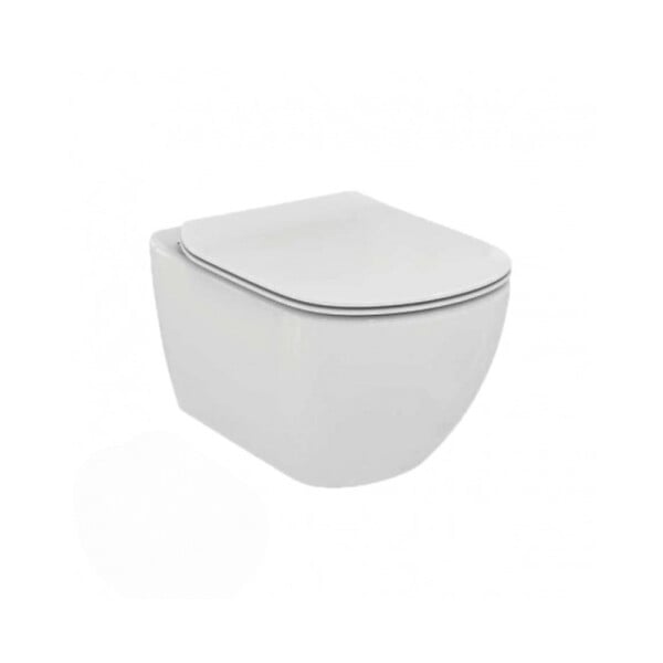VILLEROY & BOCH - ViConnect Pro S Pack WC Bâti-support Villeroy & Boch + Cuvette Ideal Standard sans bride fixations invisibles + Plaque - large