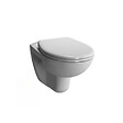 VILLEROY & BOCH - ViConnect Pro S pack WC Bâti Villeroy & Boch + WC Vitra Normus + Abattant softclose + Plaque chrome (VCNNORMUSRS1SP) - vignette