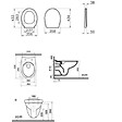 VILLEROY & BOCH - ViConnect Pro S pack WC Bâti Villeroy & Boch + WC Vitra Normus + Abattant softclose + Plaque chrome (VCNNORMUSRS1SP) - vignette