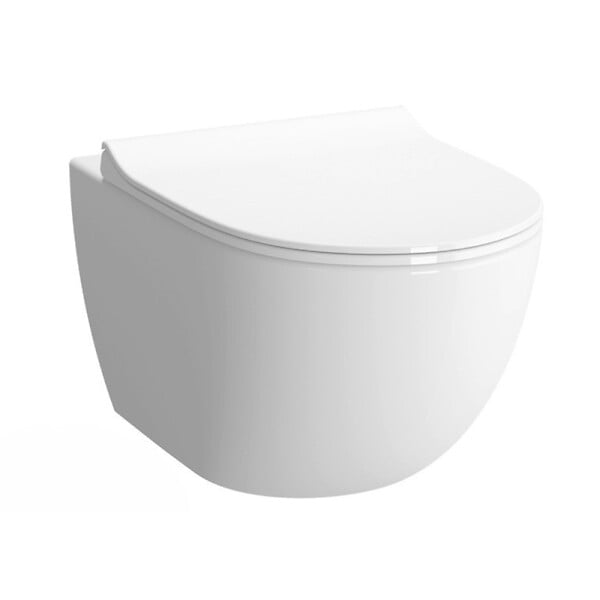 GEBERIT - Geberit + Swiss Aqua Technologies Pack WC sans bride Infinitio, fixations invisibles + Abattant softclose slim + Bâti support Geberit UP100 + Plaque blanche - large
