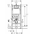 GEBERIT - Geberit + Swiss Aqua Technologies Pack WC sans bride Infinitio, fixations invisibles + Abattant softclose slim + Bâti support Geberit UP100 + Plaque blanche - vignette