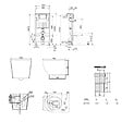 VILLEROY & BOCH - Pack WC bâti-support sol-mur + WC sans bride Ceramia PixL avec abattant SoftClose + plaque (VBCEPXWT02-FR) - vignette