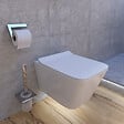 GEBERIT - Duofix pack WC bâti + WC suspendu sans bride Swiss Aqua Technologies avec abattant SoftClose + plaque (GEBSTINFWR02MAN-FR) - vignette